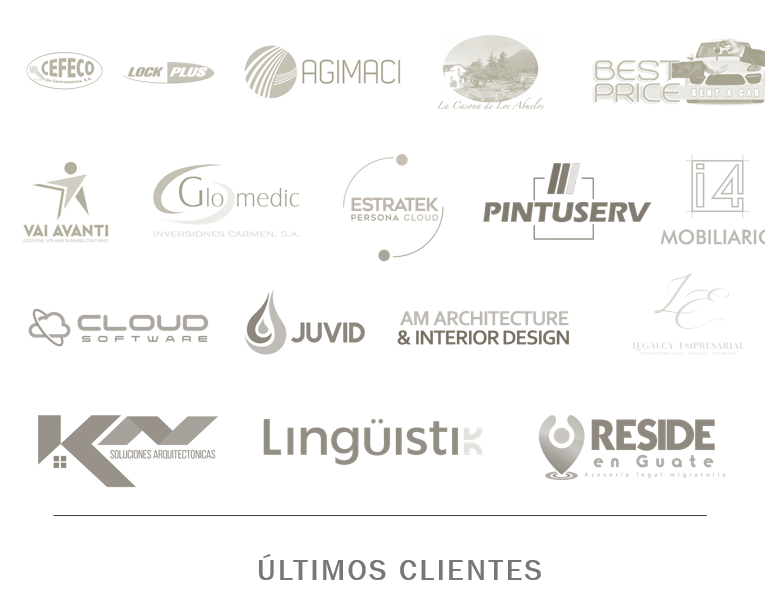 Últimos Clientes - Avanty Web